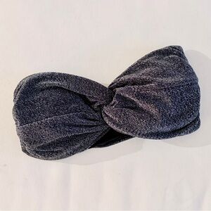 Glitter Twist Knotted Bandeau Top